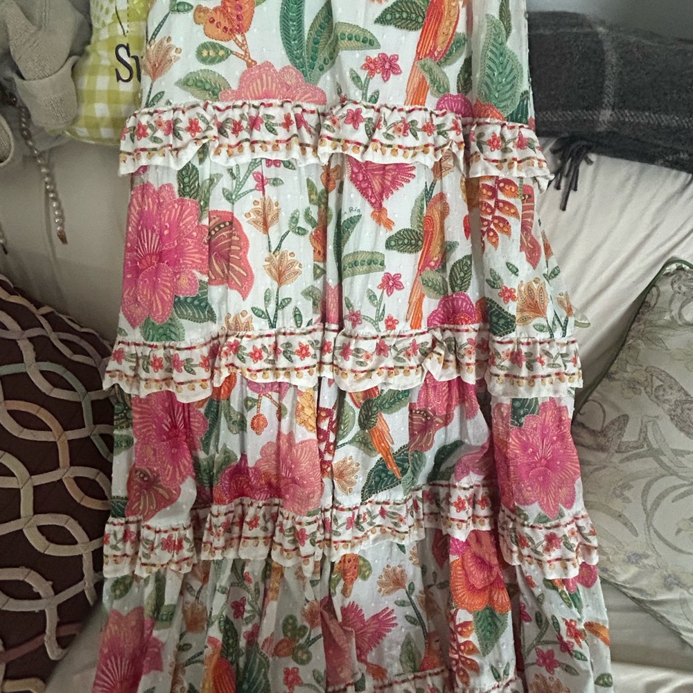 FARM Rio Off White Macaw Bloom Maxi Dress - Picture 3 of 10
